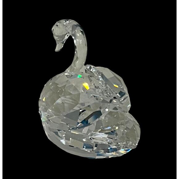 Swarovski Crystal Decor SCS Austrian SWAN BIRD 2-1/2” FIGURINE 763 NR 050 In BOX - Picture 5 of 10